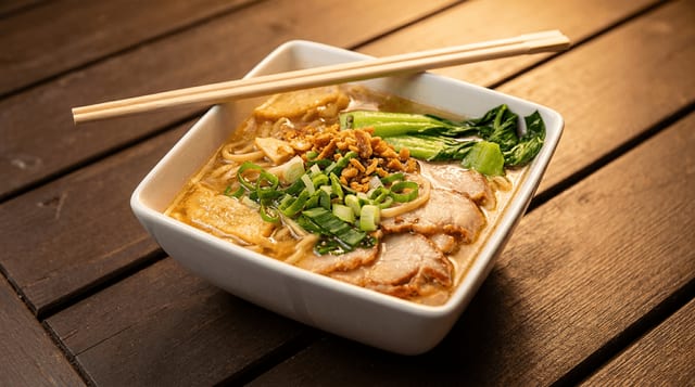 BBQ Pork Noodle Soup.